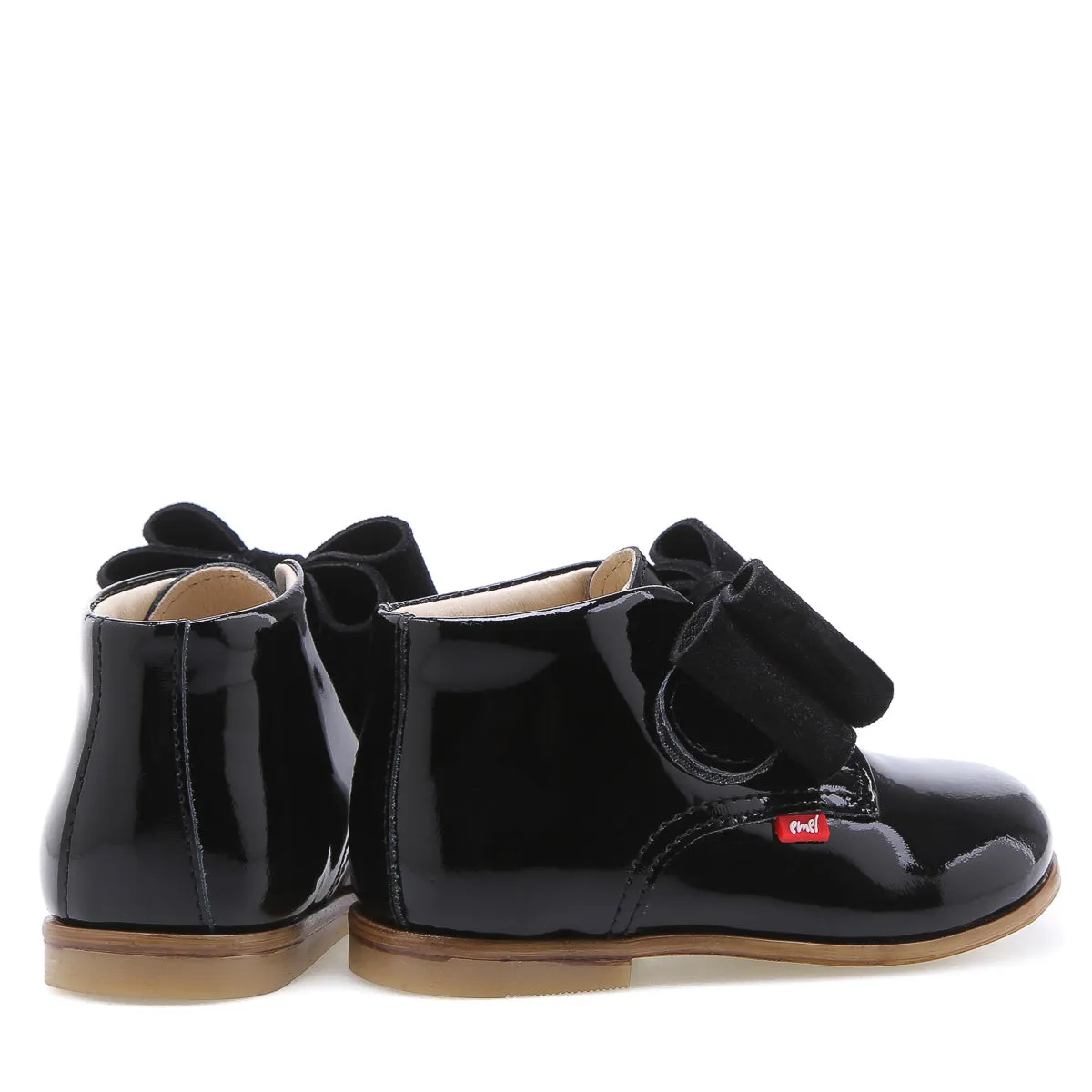 (1899-2) Emel Black bow velcro