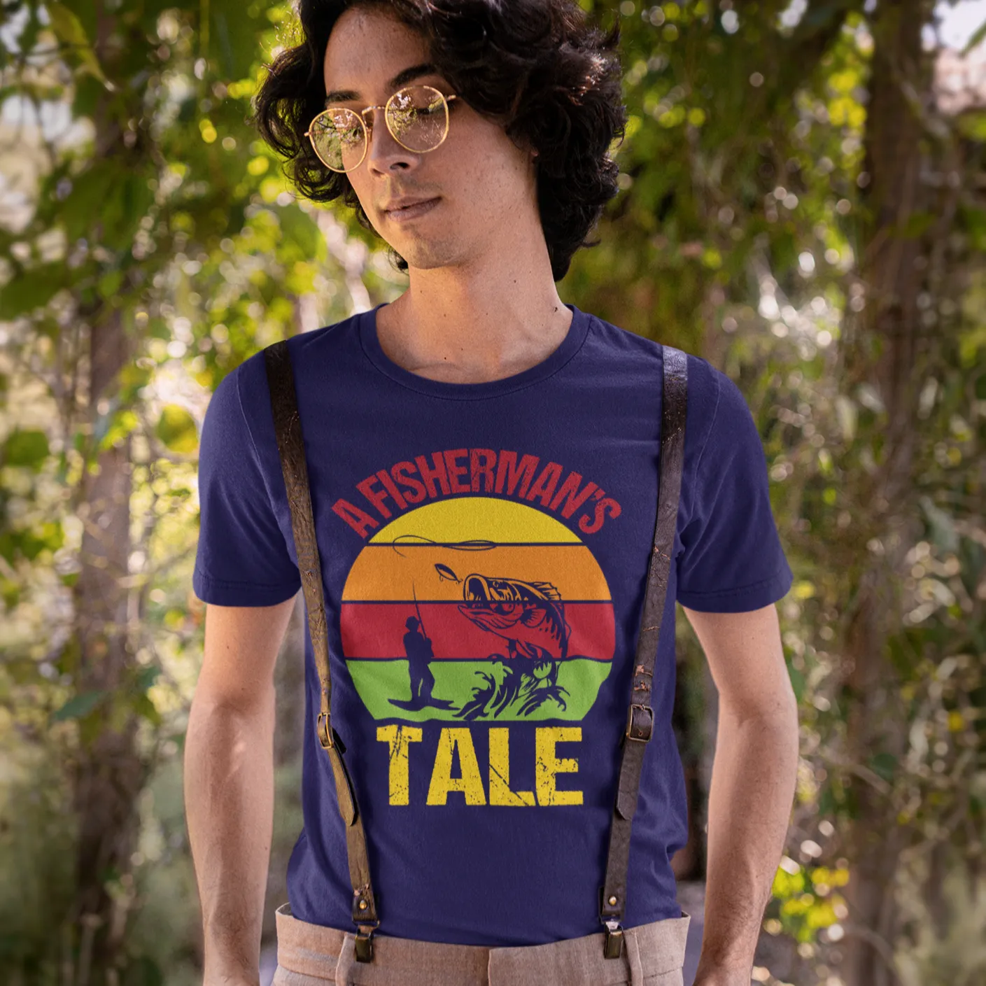 A Fisherman’s Tale Fishing Humour T-shirt