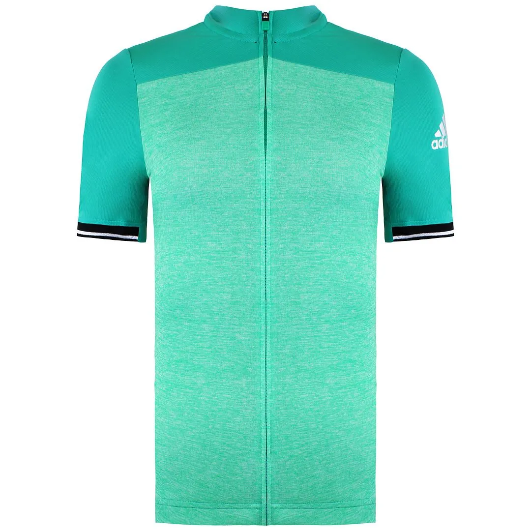 Adidas ClimaChill Womens Green Cycling Top