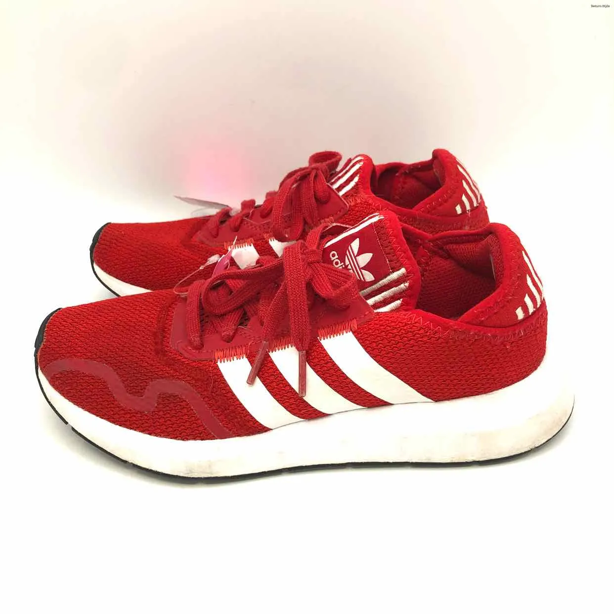 ADIDAS Red White Sneaker Shoe Size 6 Shoes