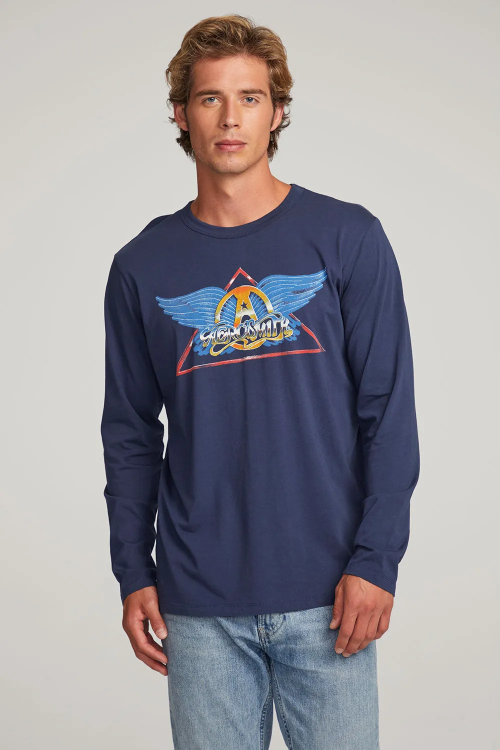 Aerosmith Rock In a Hard Place Mens Long Sleeve