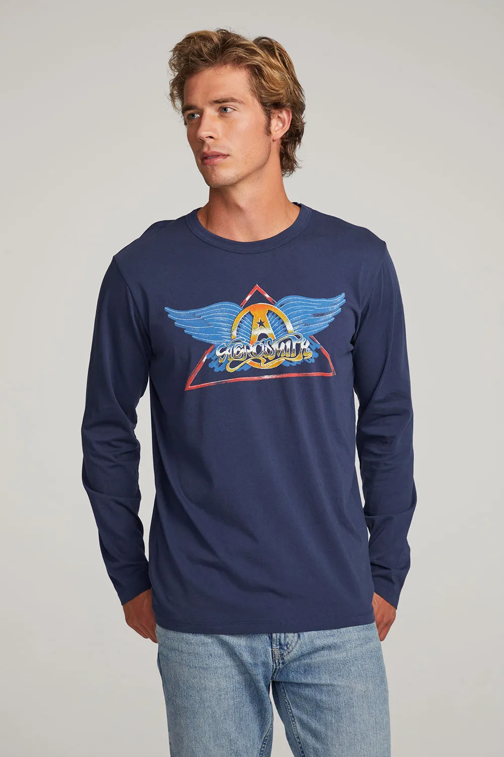 Aerosmith Rock In a Hard Place Mens Long Sleeve