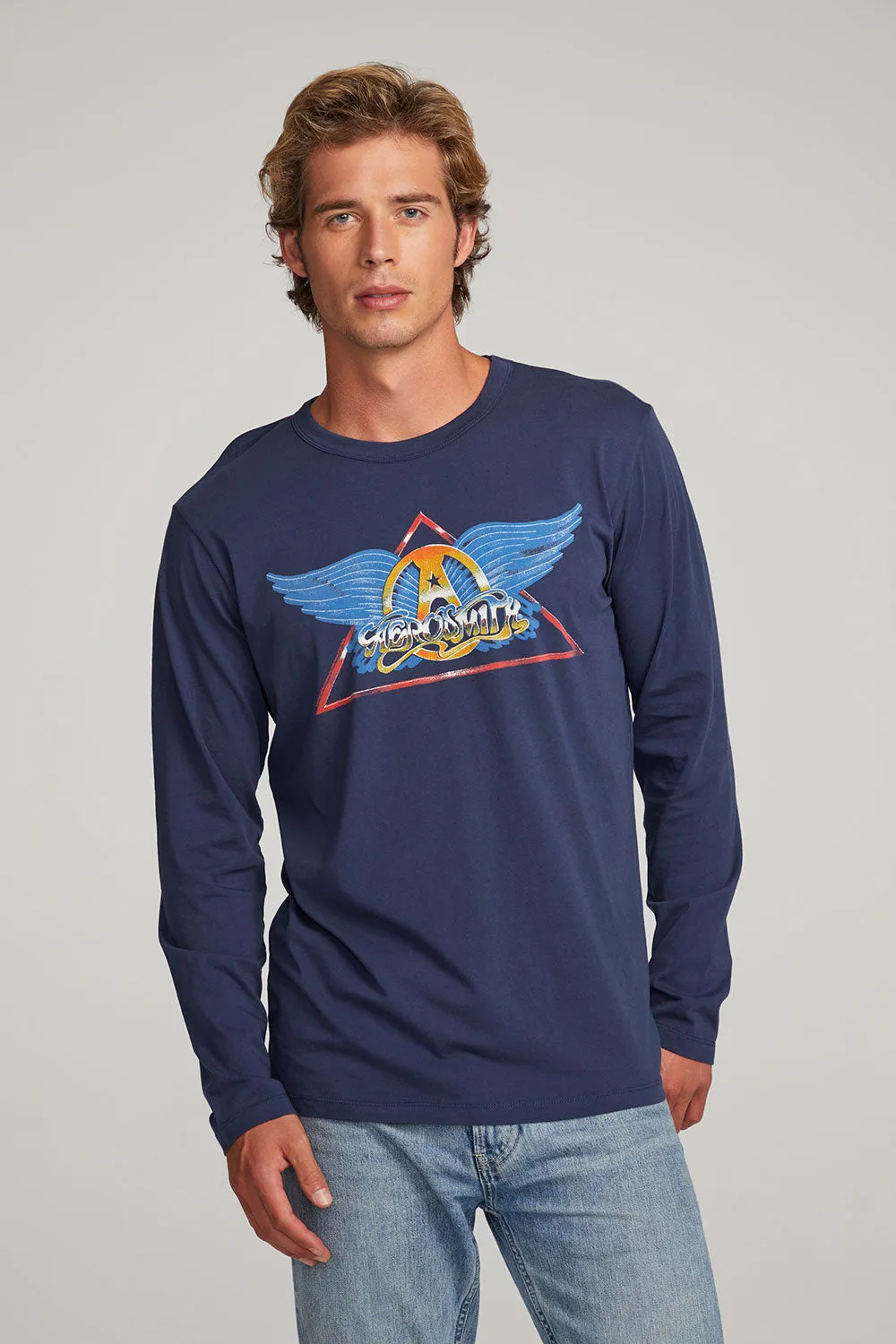 Aerosmith Rock In a Hard Place Mens Long Sleeve