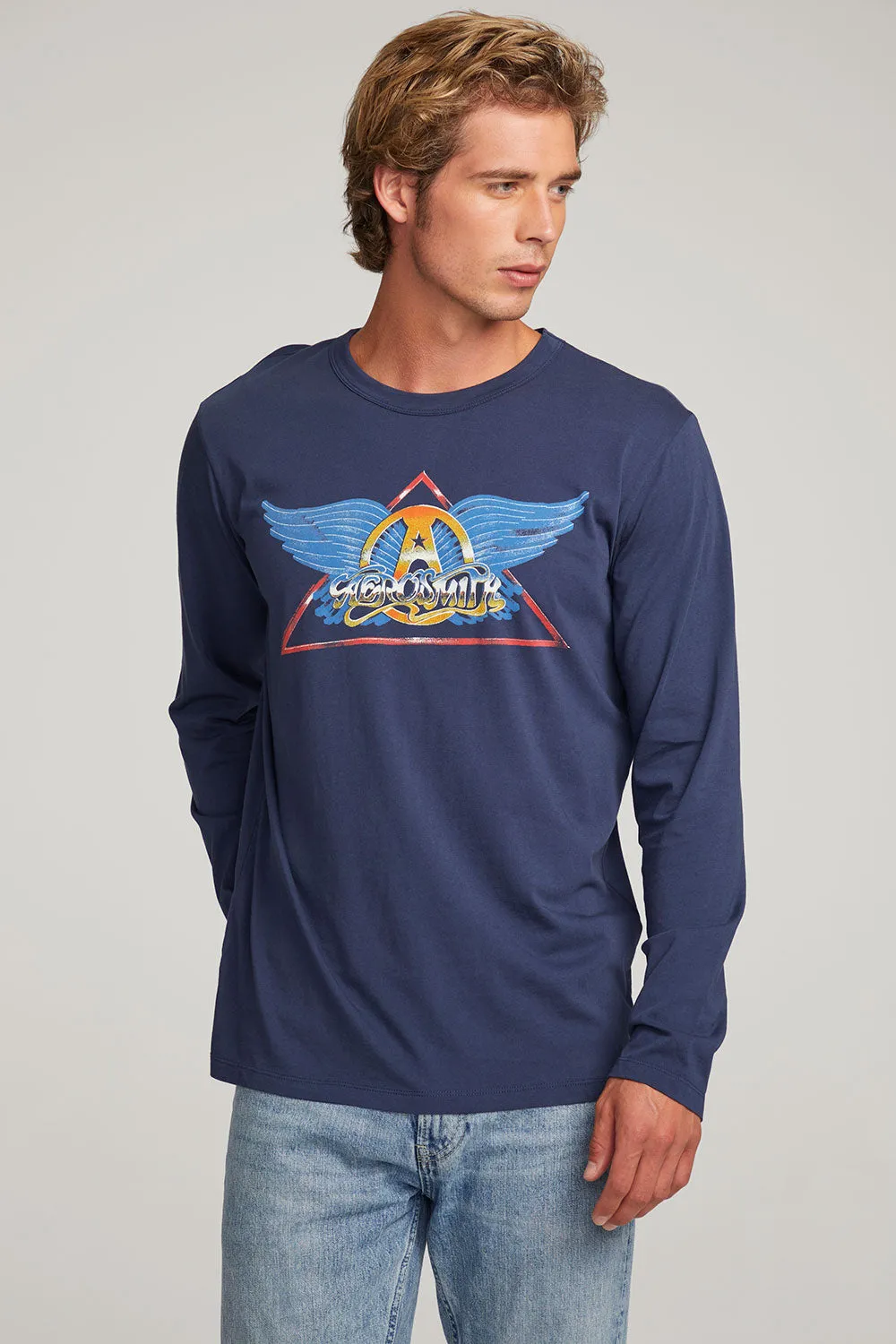 Aerosmith Rock In a Hard Place Mens Long Sleeve