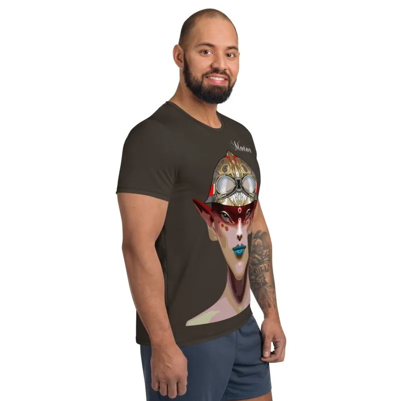 All-Over Print Men's Athletic T-shirt - Avatar Motor