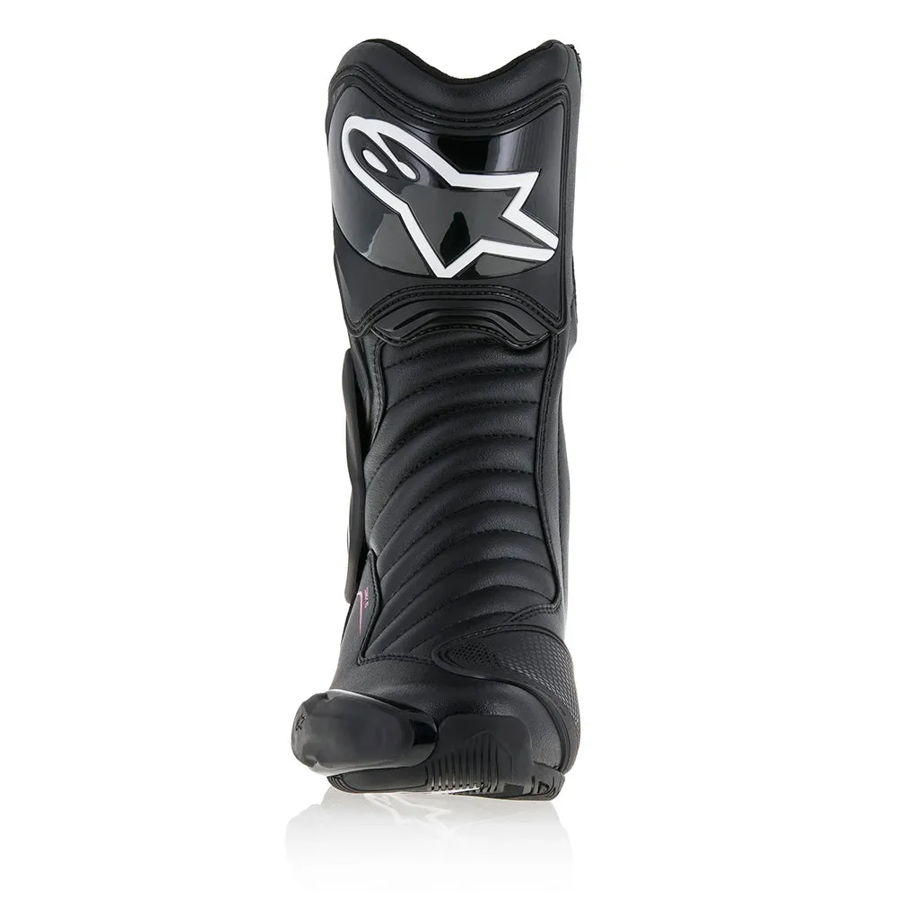 Alpinestars Stella SMX 6 v2 Women's Motorcycle Boot Black Fuchsia White