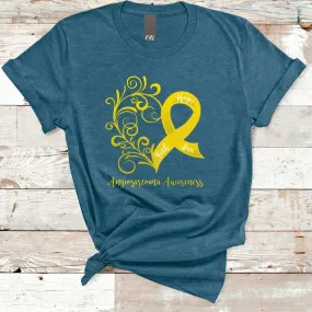 Raise Awareness with an Angiosarcoma Support T-Shirt: Bold and Informative