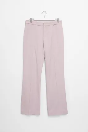 A.P.C. MARLENE PLEATED LONG LAVENDER ROSE PANTS