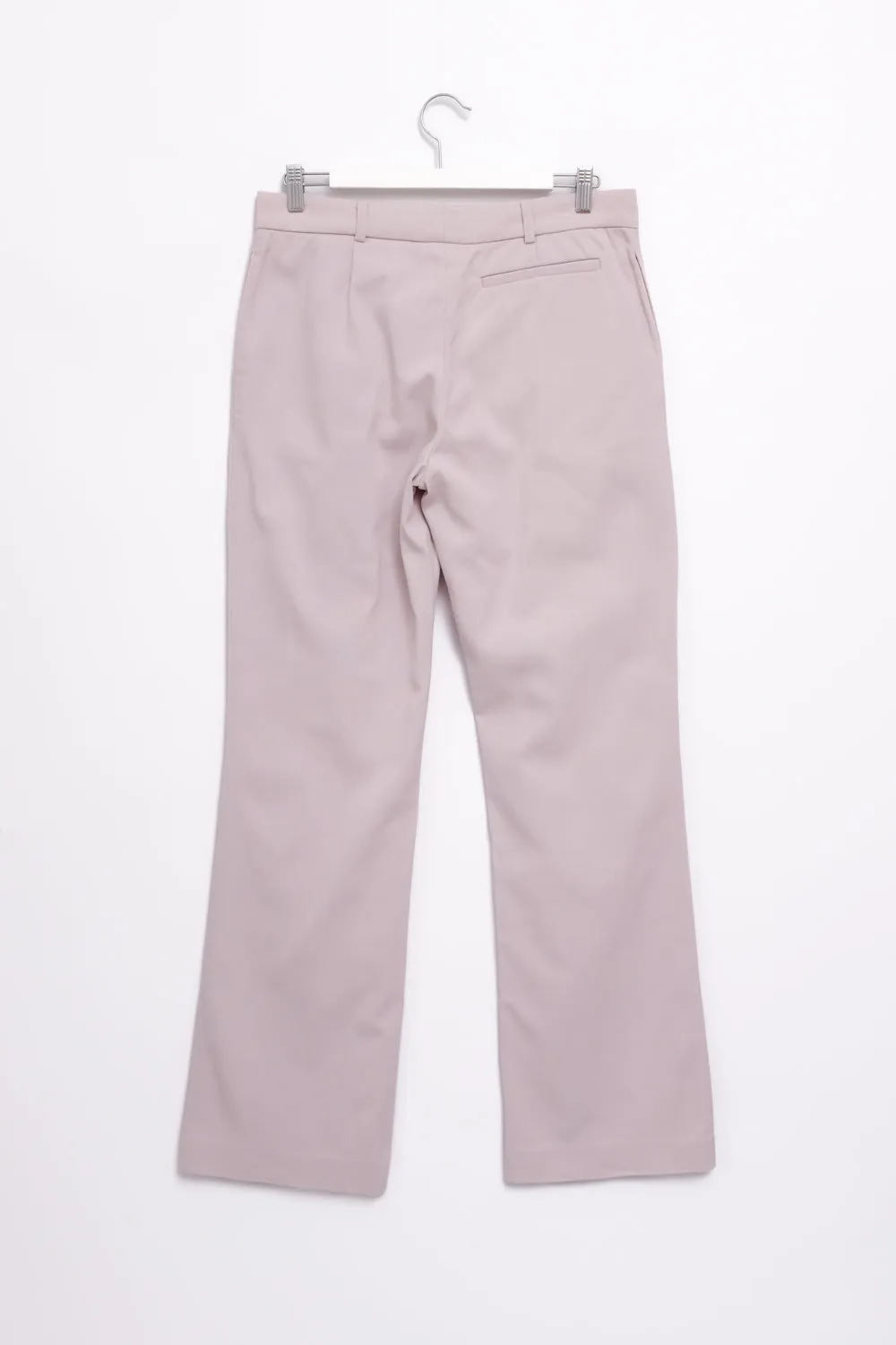 A.P.C. MARLENE PLEATED LONG LAVENDER ROSE PANTS