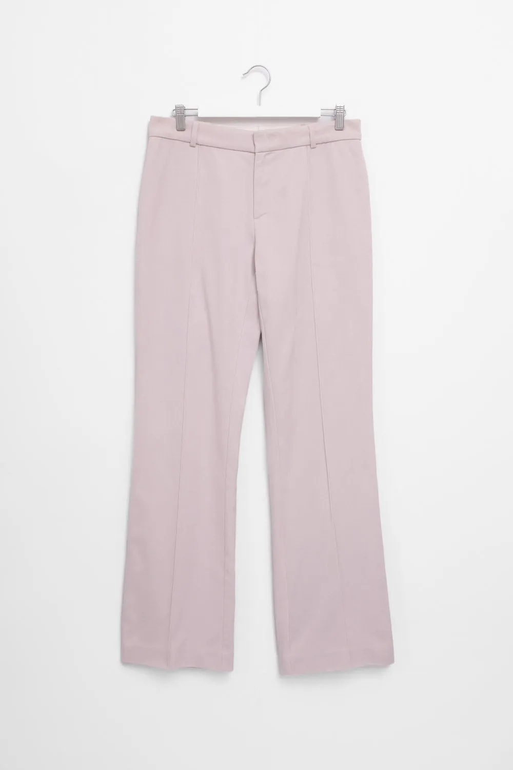 A.P.C. MARLENE PLEATED LONG LAVENDER ROSE PANTS