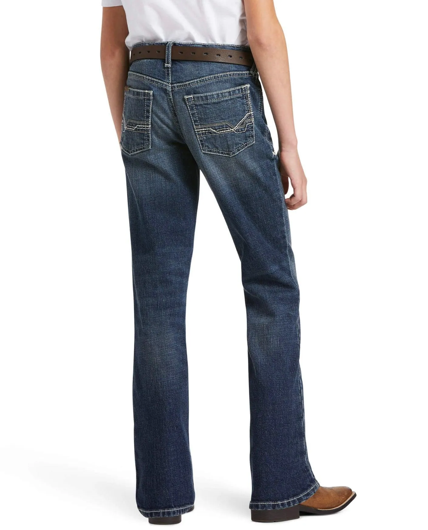 Ariat Boy's B4 Relaxed Fit Boot Cut Jeans 10039859