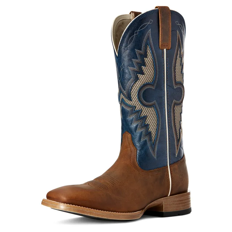 'Ariat' Men's 13" Solado VentTEK Western Square Toe - Sorrel Crunch