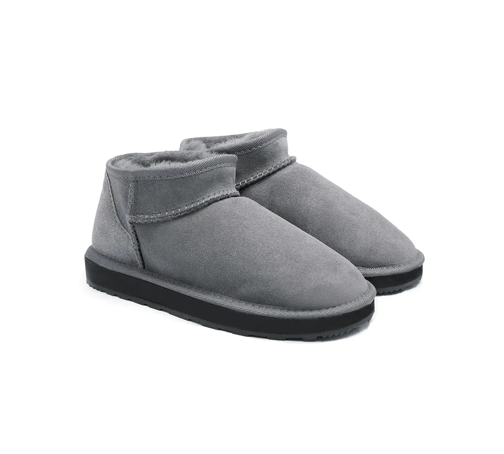 Australian Made Sheepskin Wool Ankle Boots Ultra Mini