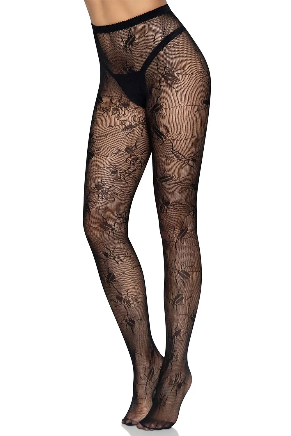 Beetlejuice Babe Fishnet Tights