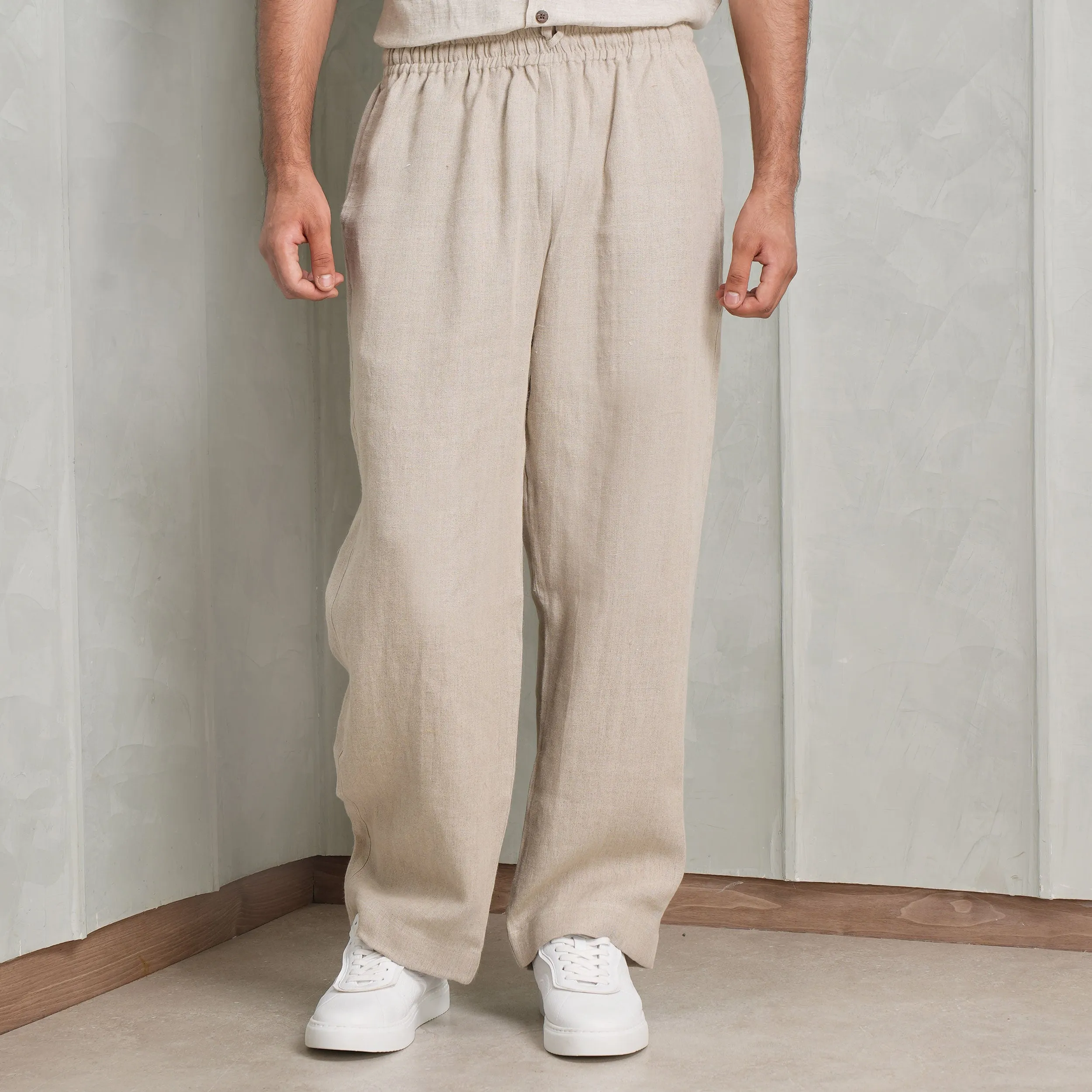 Beige Trousers