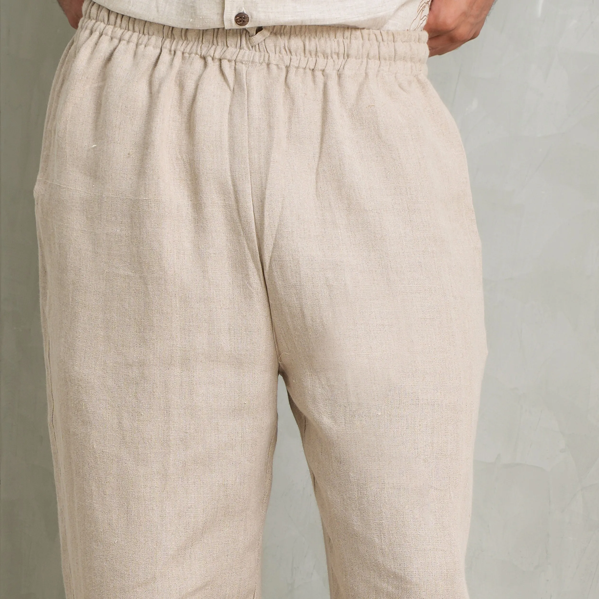 Beige Trousers