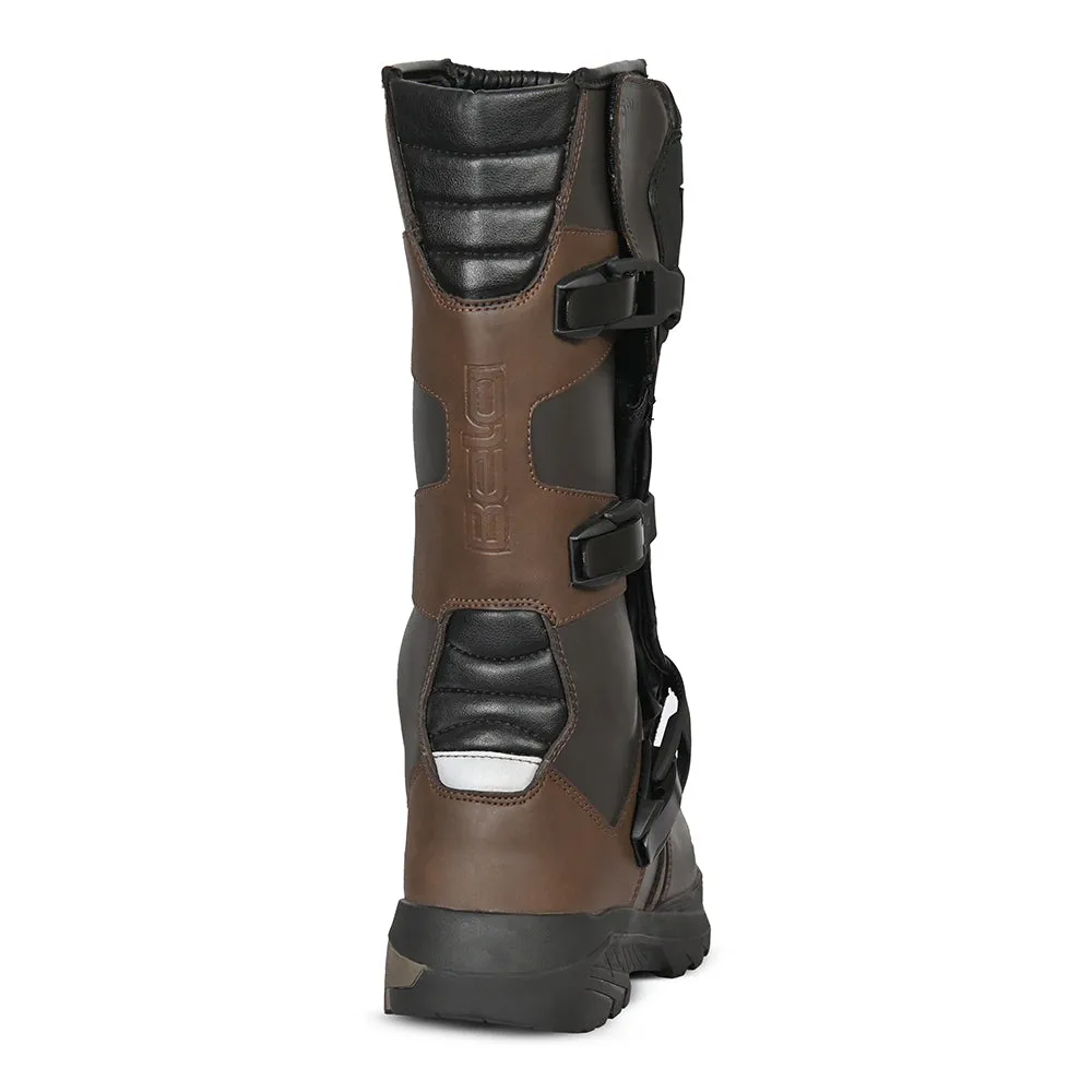 BELA Brown Senior WR Motorbike Touring Boots - Waterproof and Comfortable Riding Footwear