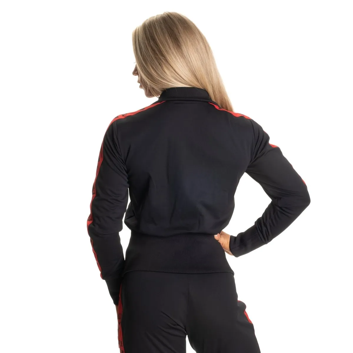 Better Bodies Chelsea Track Jacket - Black/Red