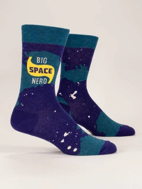 Big Space Nerd Men's-Crew Socks