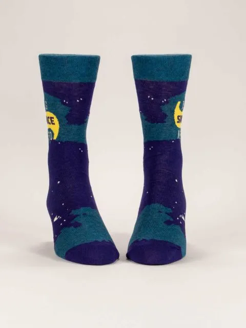 Big Space Nerd Men's-Crew Socks