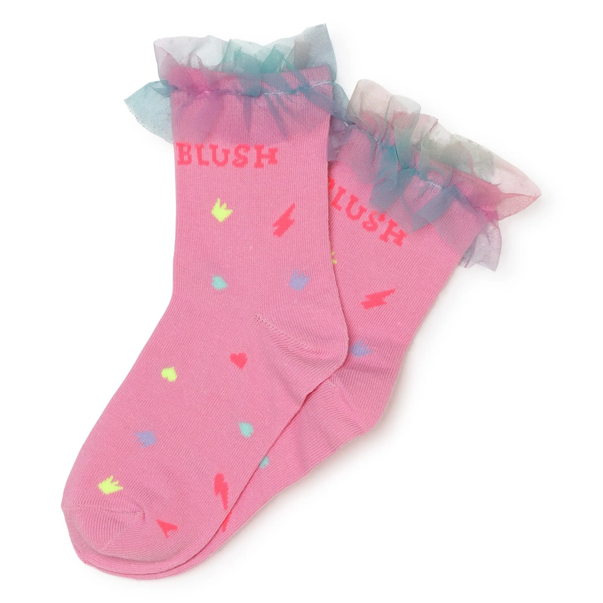 Billieblush Girls Pink Frill Socks