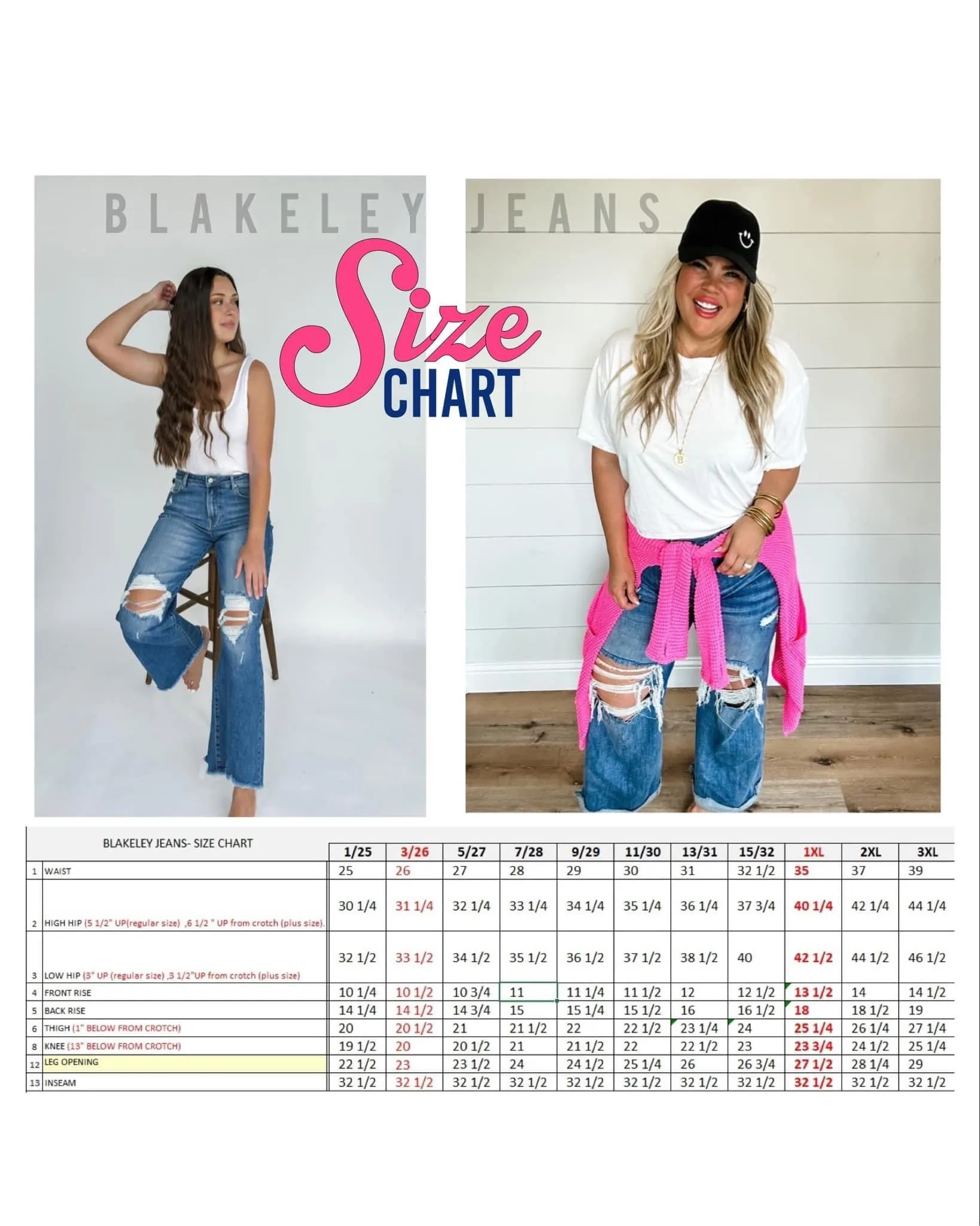 Blakeley Distressed Flare Jeans