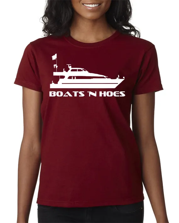 Boats and Hoes T-shirt Step Brothers Movie Inspired