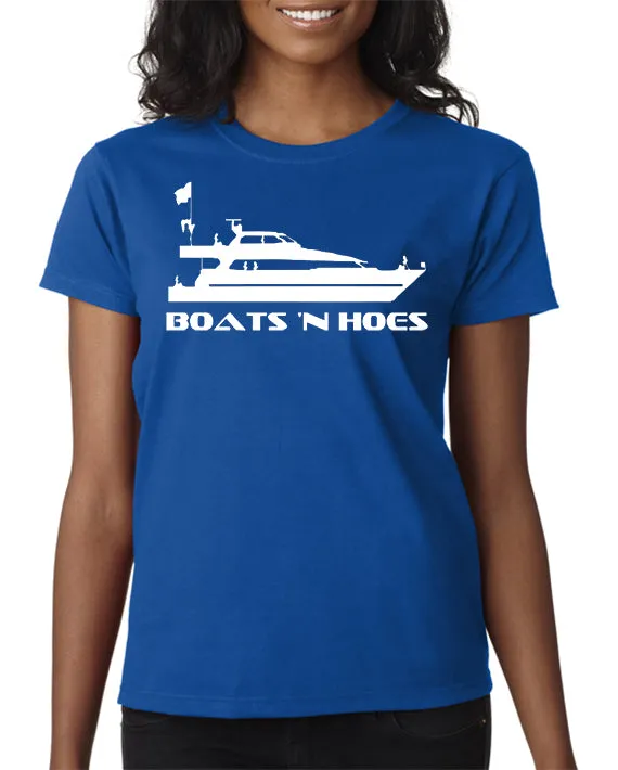 Boats and Hoes T-shirt Step Brothers Movie Inspired