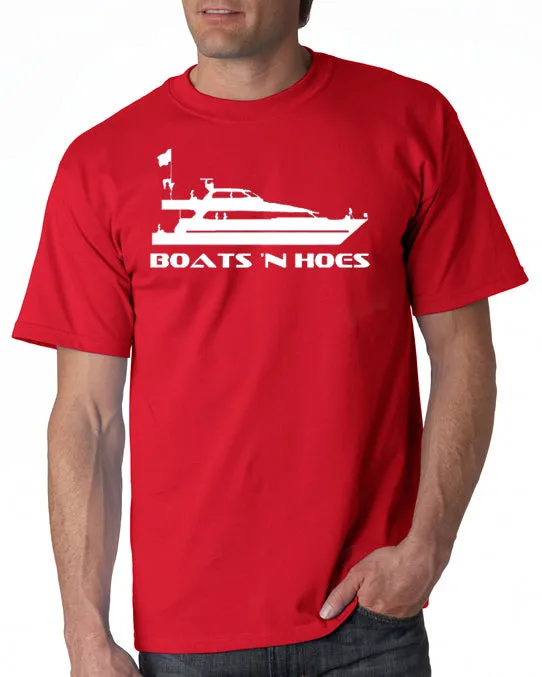 Boats and Hoes T-shirt Step Brothers Movie Inspired