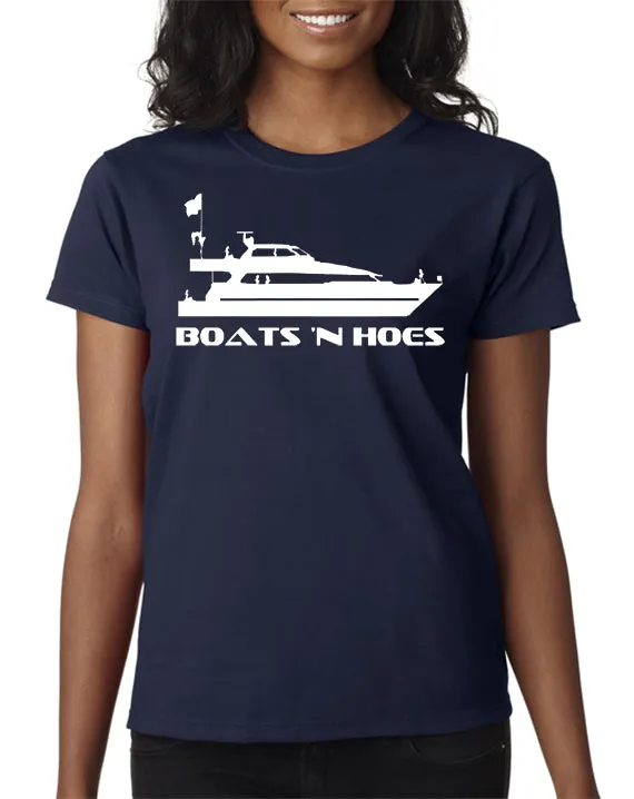 Boats and Hoes T-shirt Step Brothers Movie Inspired