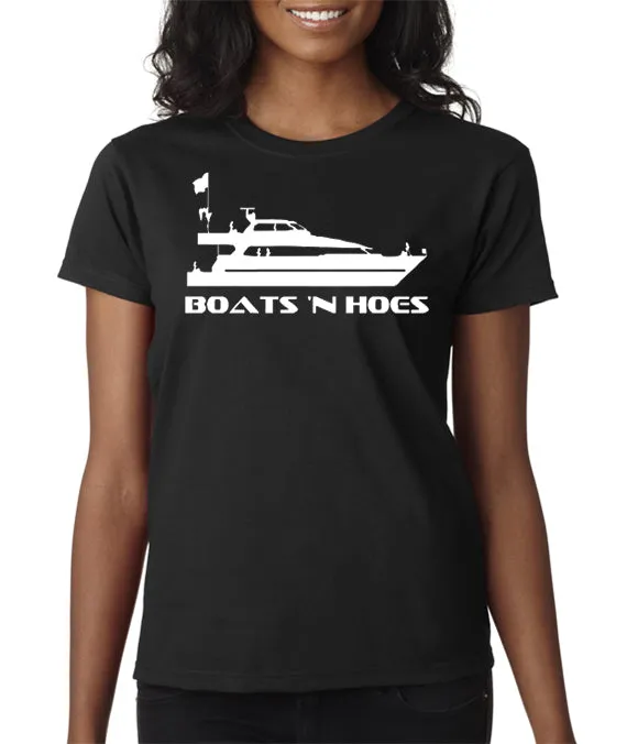 Boats and Hoes T-shirt Step Brothers Movie Inspired