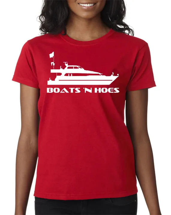 Boats and Hoes T-shirt Step Brothers Movie Inspired