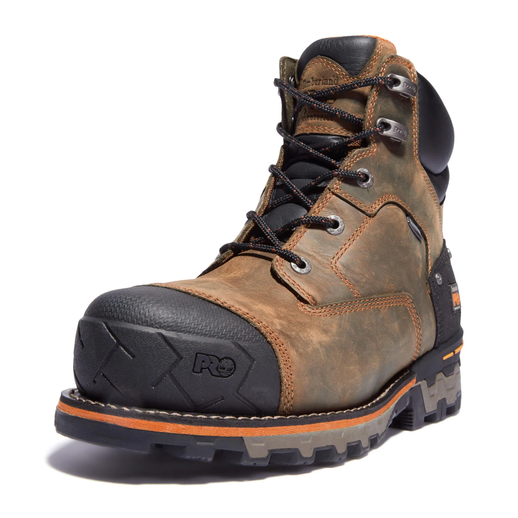 Boondock 6 Inch Composite-Toe Waterproof Work Boot Brown