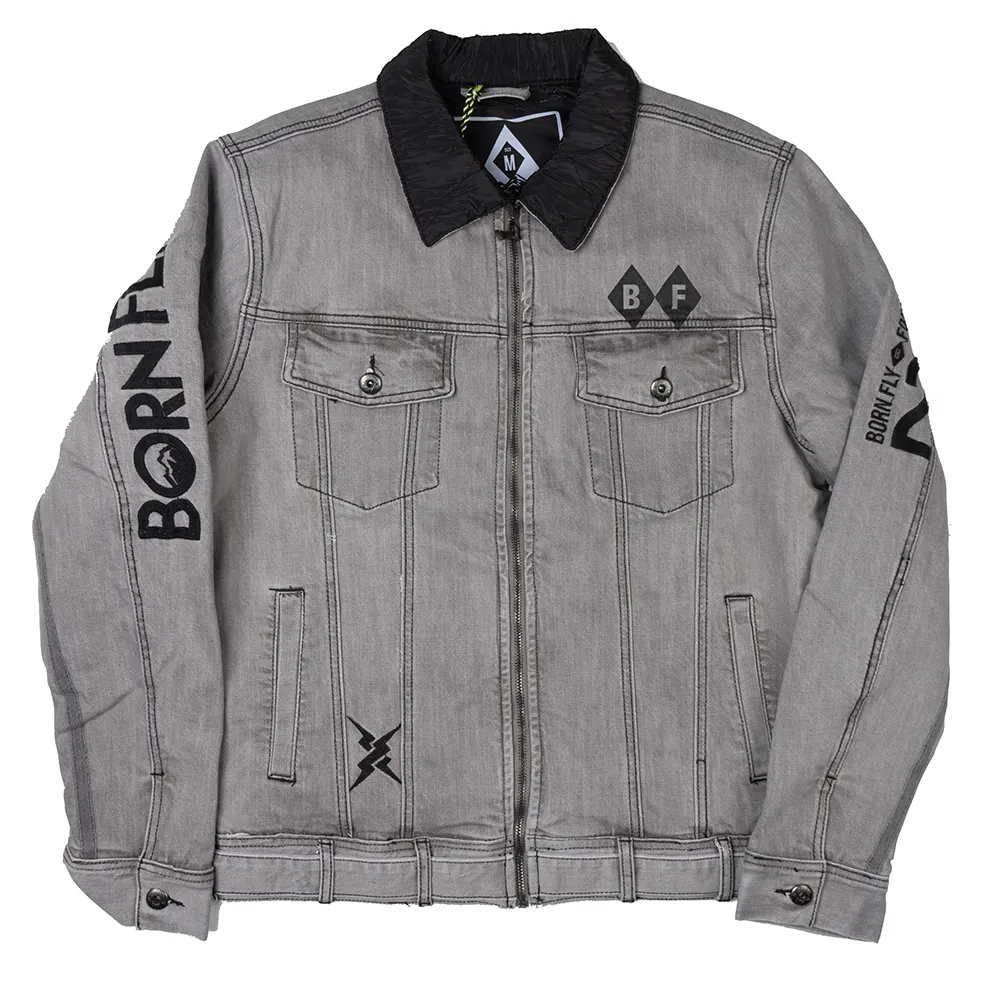 BORN FLY ASSORTED DENIM JACKETS - BFDJ06