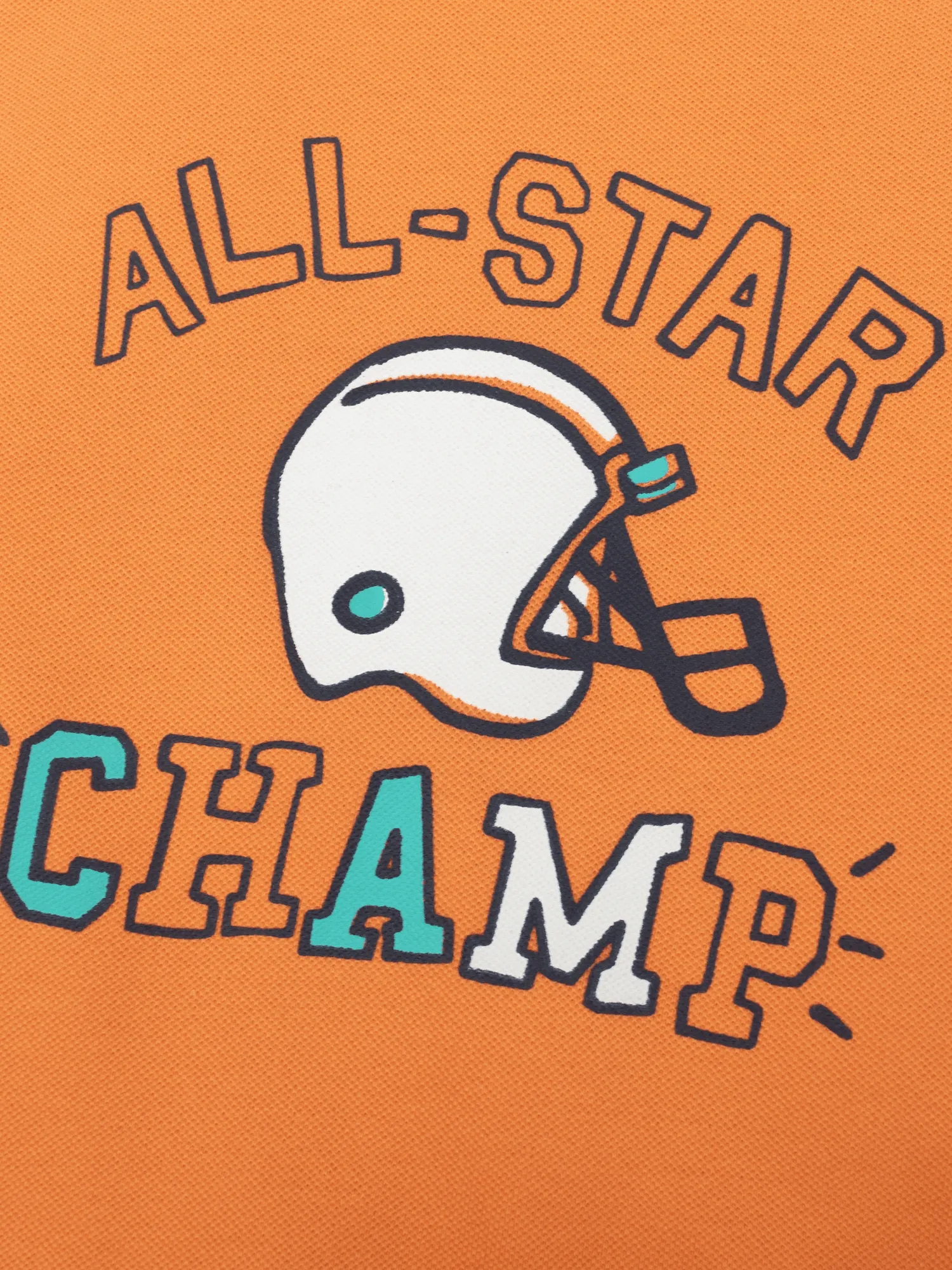 BOY'S ALL STAR ORANGE T-SHIRT