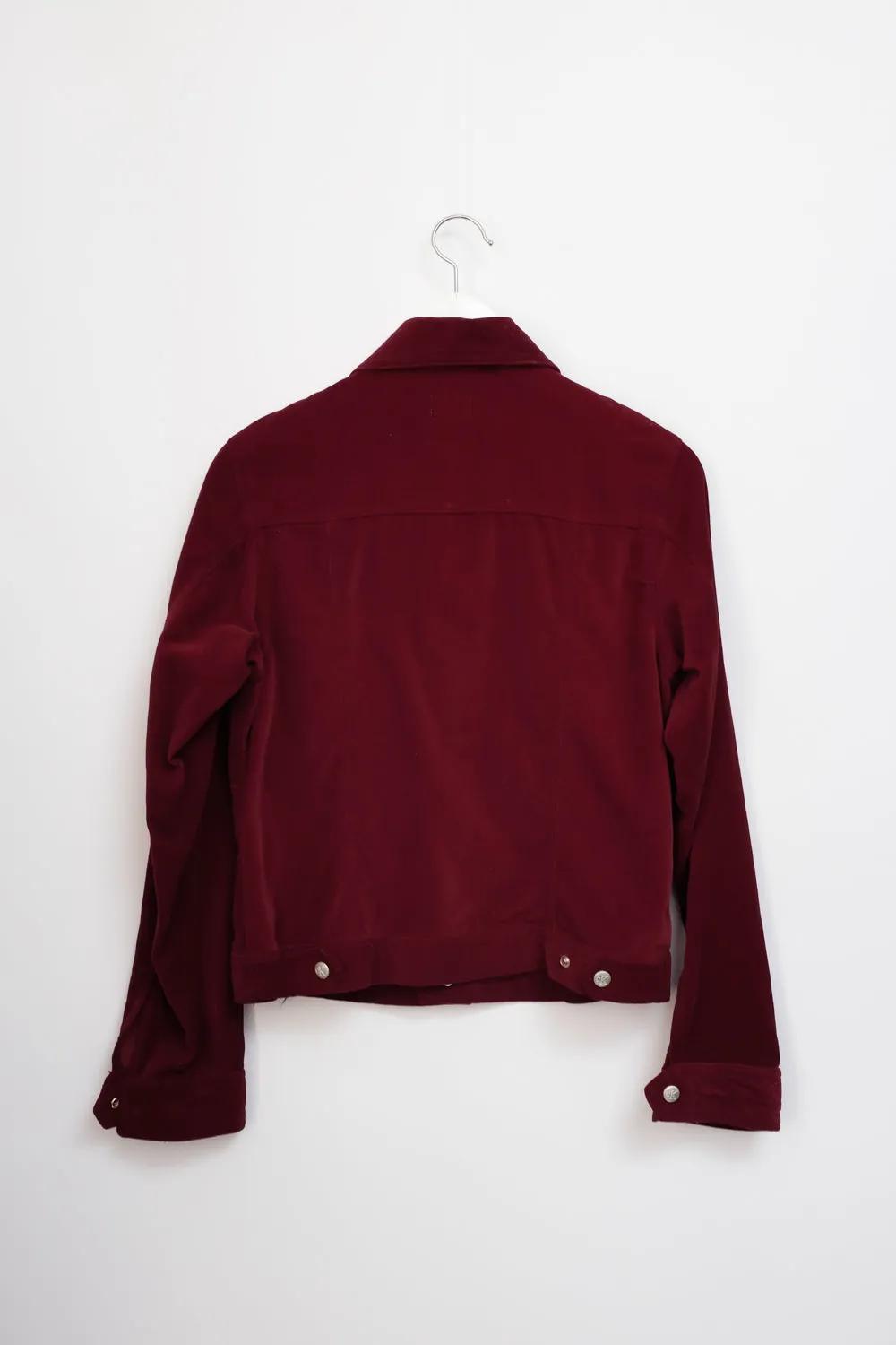 CALVIN KLEIN VINTAGE RED VELVET JACKET