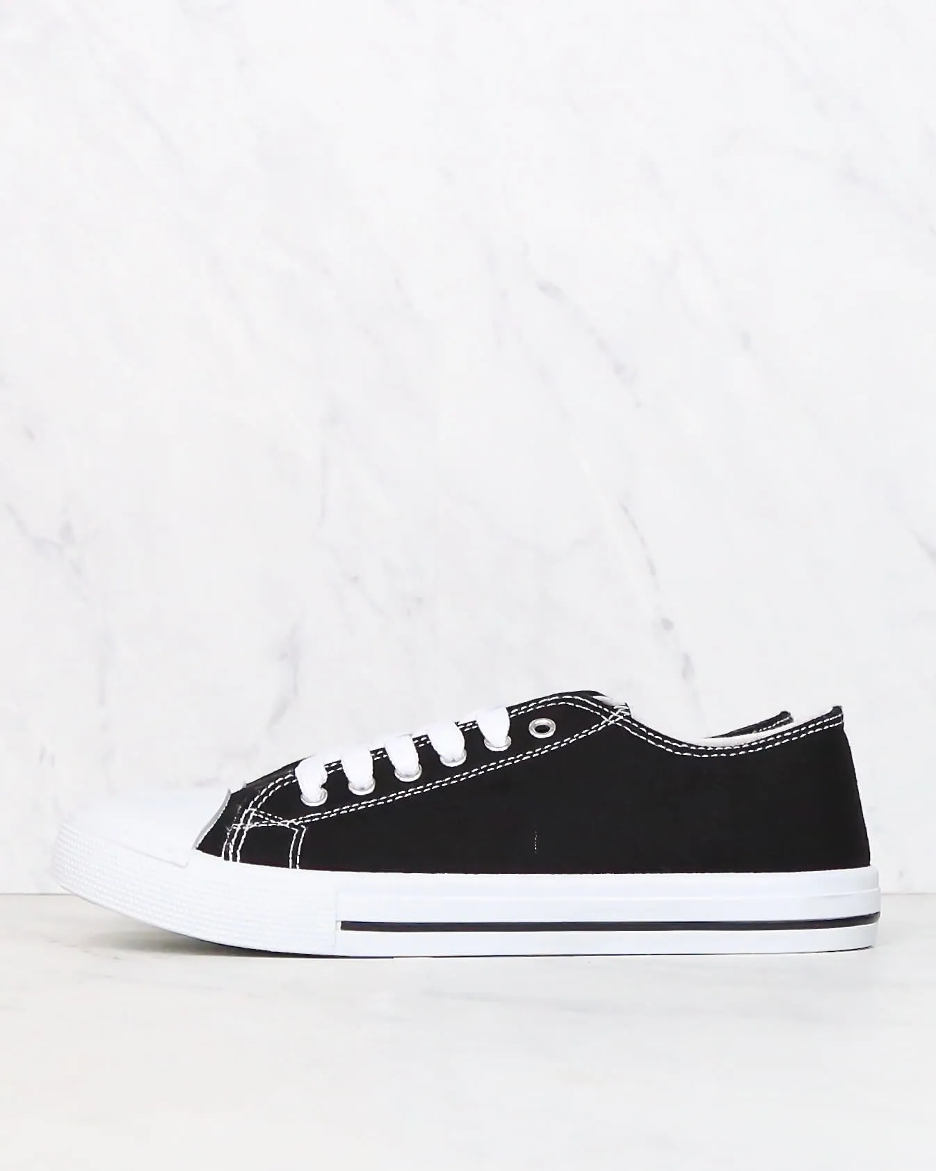 Canvas Low Top Sneakers - More Colors