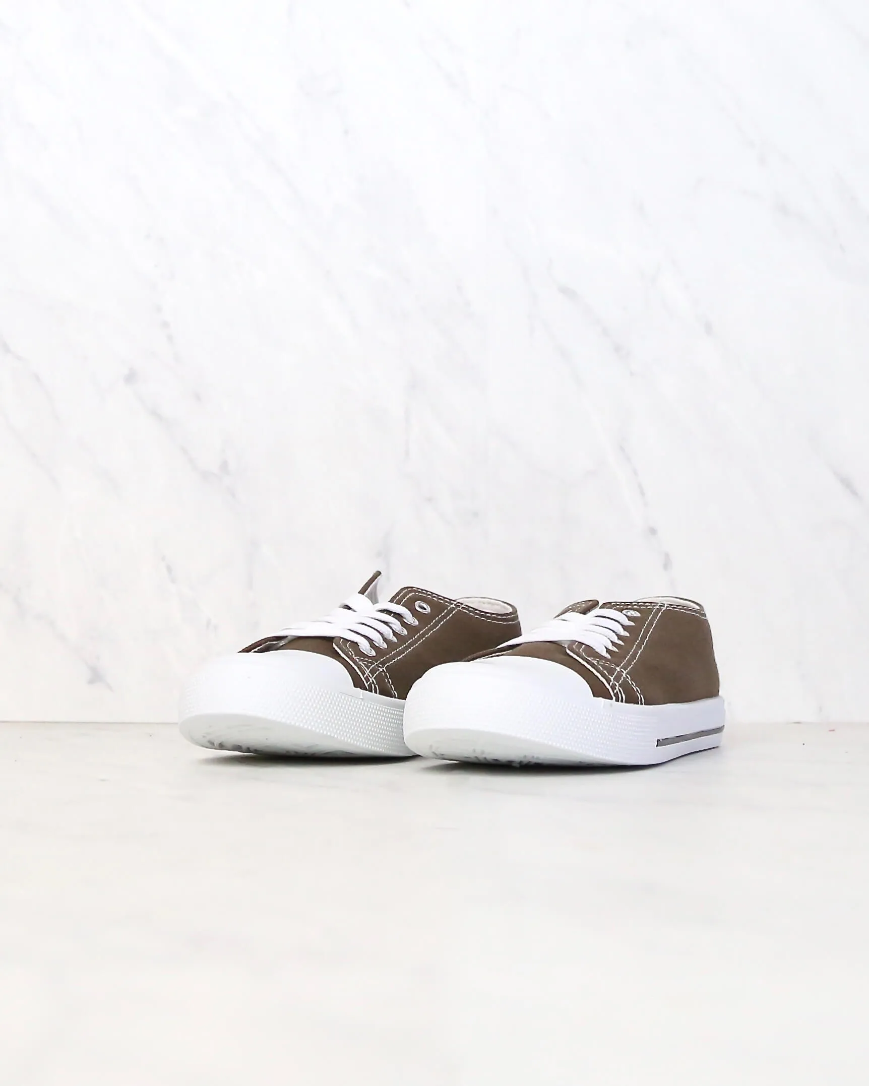 Canvas Low Top Sneakers - More Colors