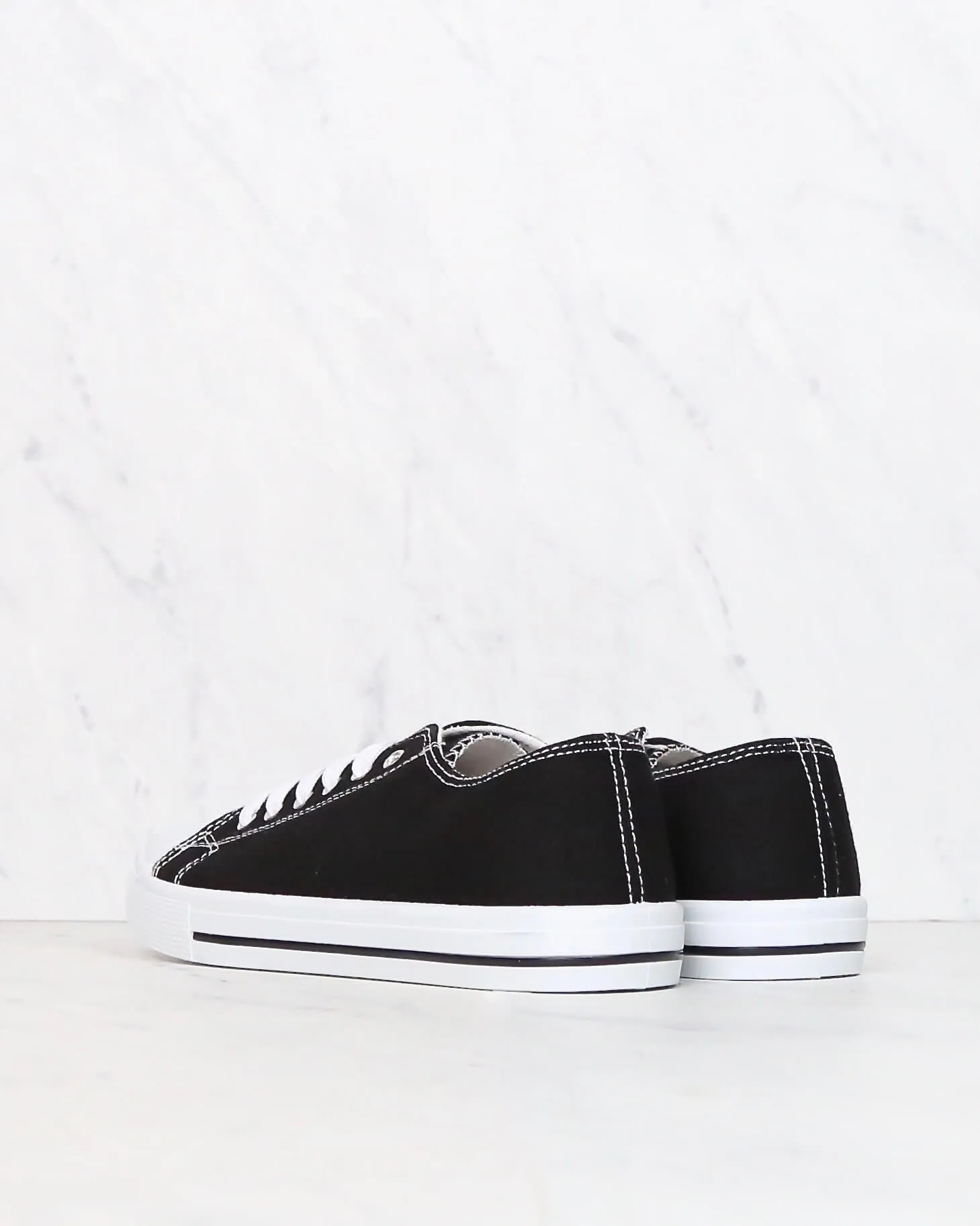 Canvas Low Top Sneakers - More Colors