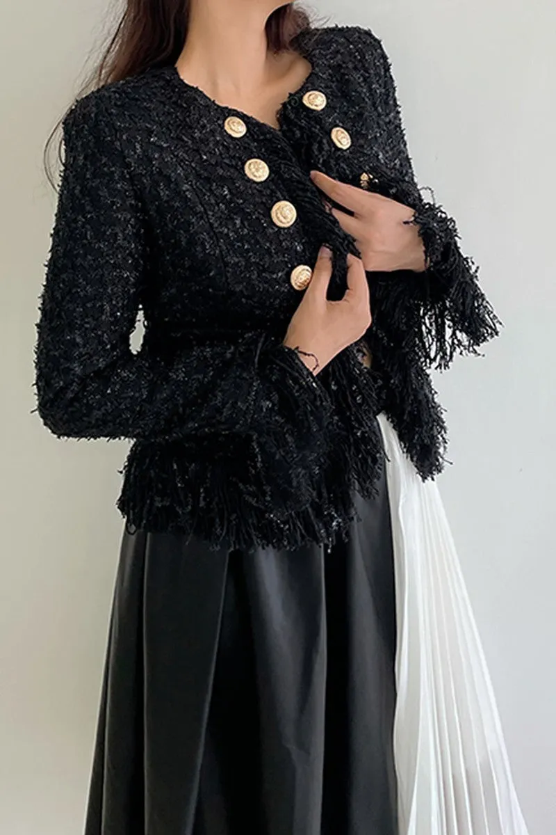 Cashmere Fringed Jacket