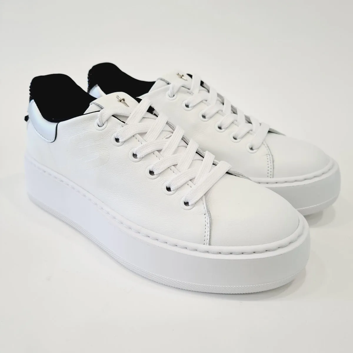 Cesare Paciotti 4us sneaker Donna 4,5 cm pelle white  art.111