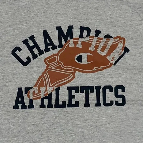 Champion Classic Winged Foot Logo Graphic T-Shirt - Heather Grey