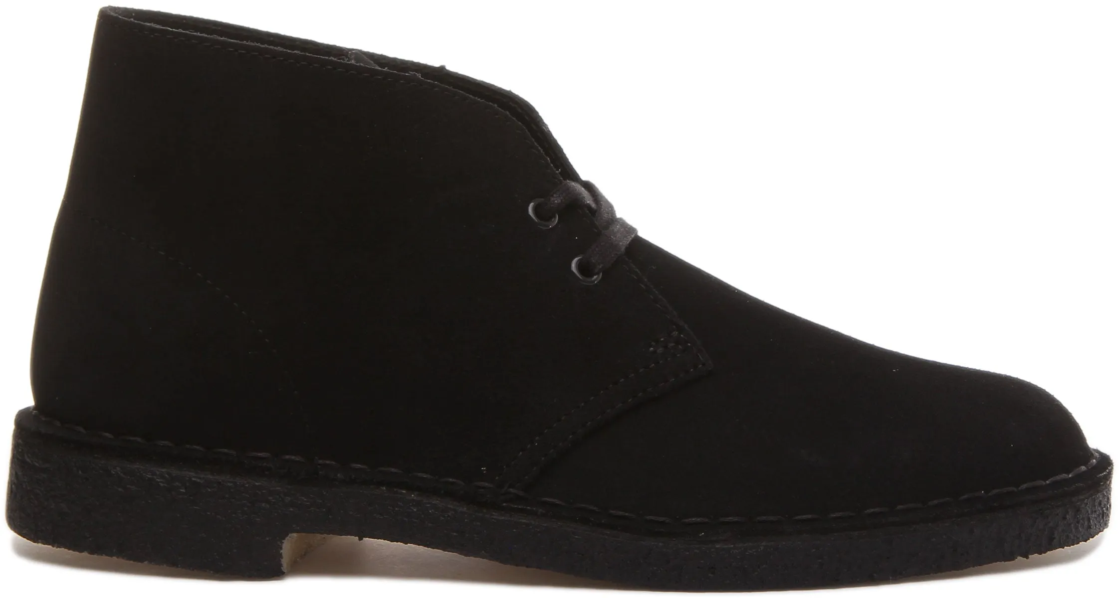 Clarks Originals Desert Boot In Black Suede For Men