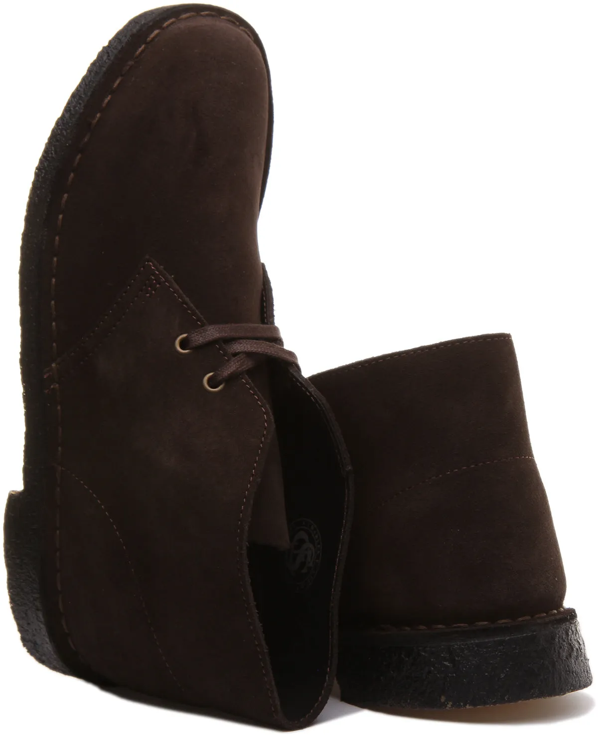 Clarks Originals Desert Boot In Brown Suede For Men