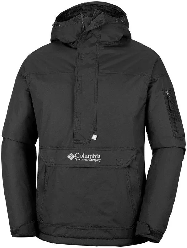 Columbia Mens Insulated Challenger Pullover -BLACK