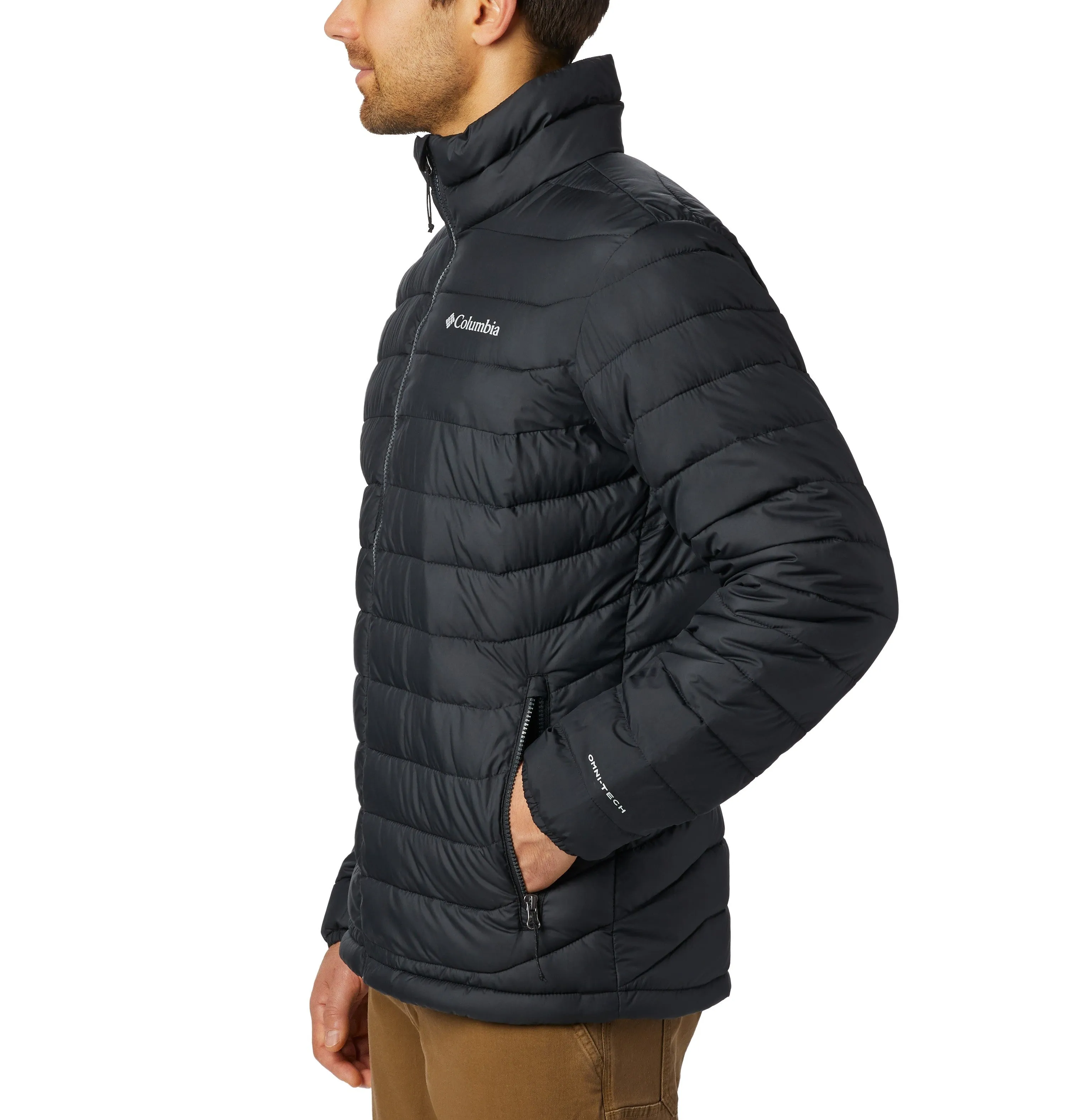 Columbia Mens Powder Lite Insulated Jacket-BLACK