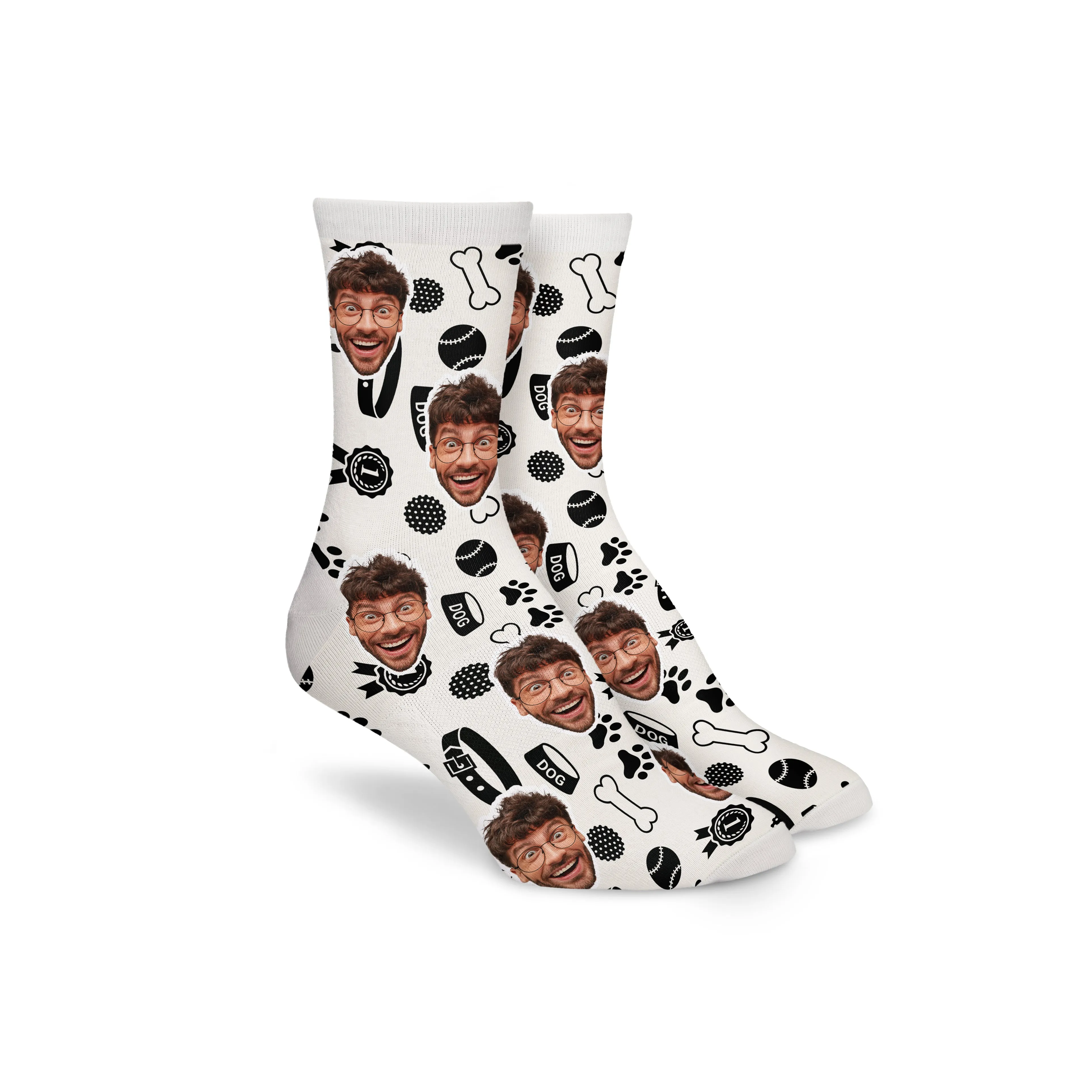 Custom Dog Face Socks