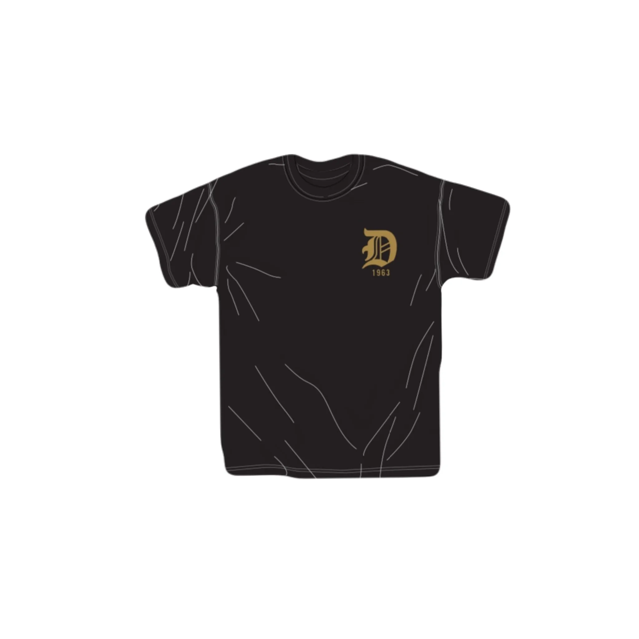 D T-Shirt Black