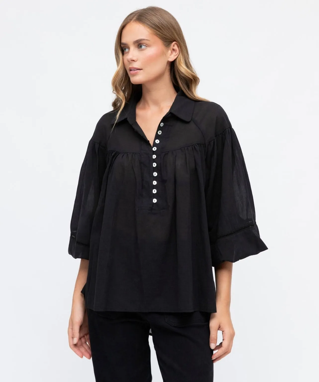 Delilah Shirt Black