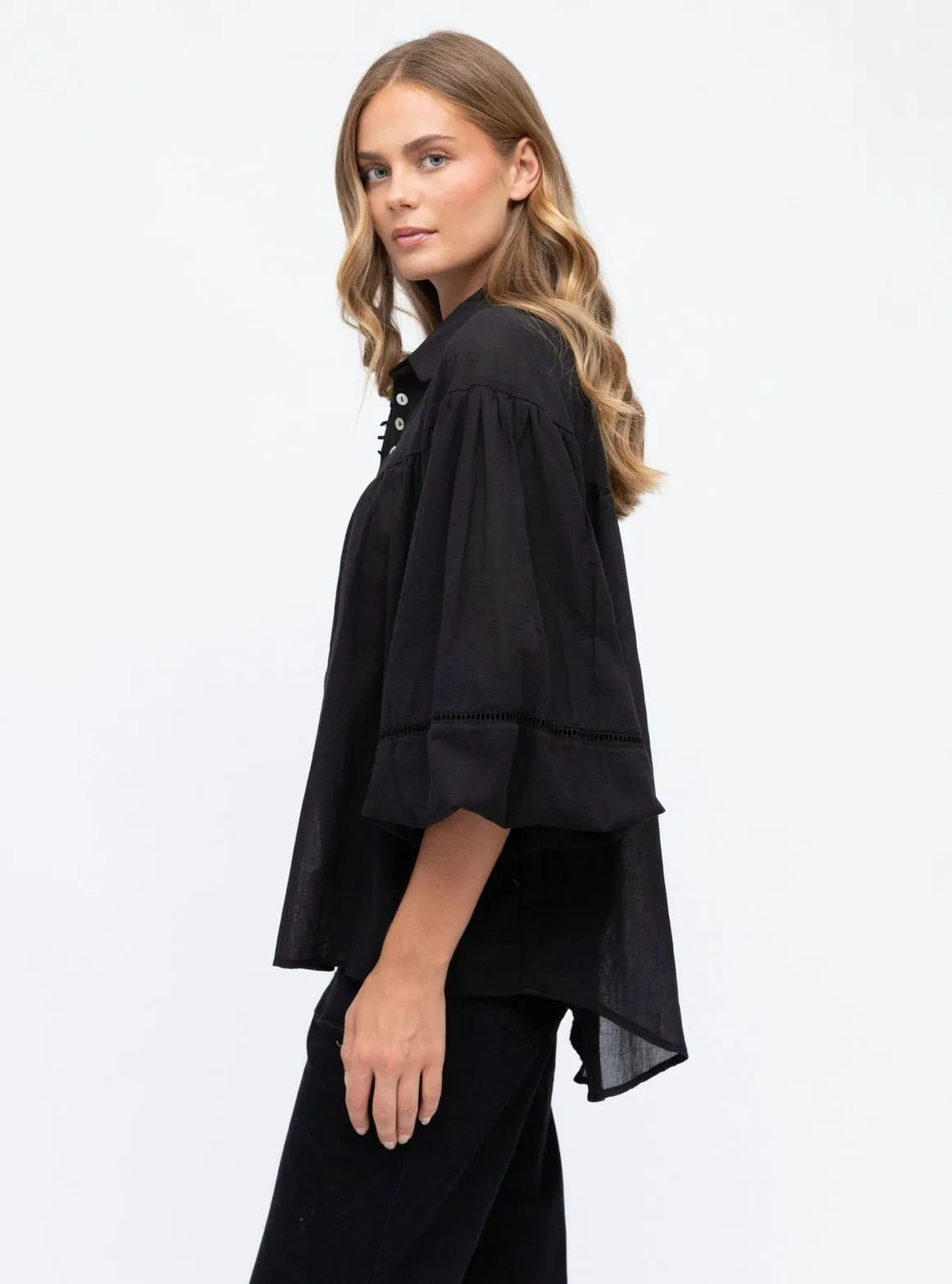 Delilah Shirt Black